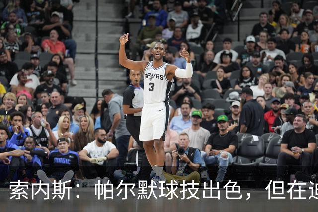 索内斯：帕尔默球技出色，但在迪拜见他极其粗鲁